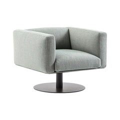 Piero Lissoni 8 Cube Armchair with Swivel Base by Cassina