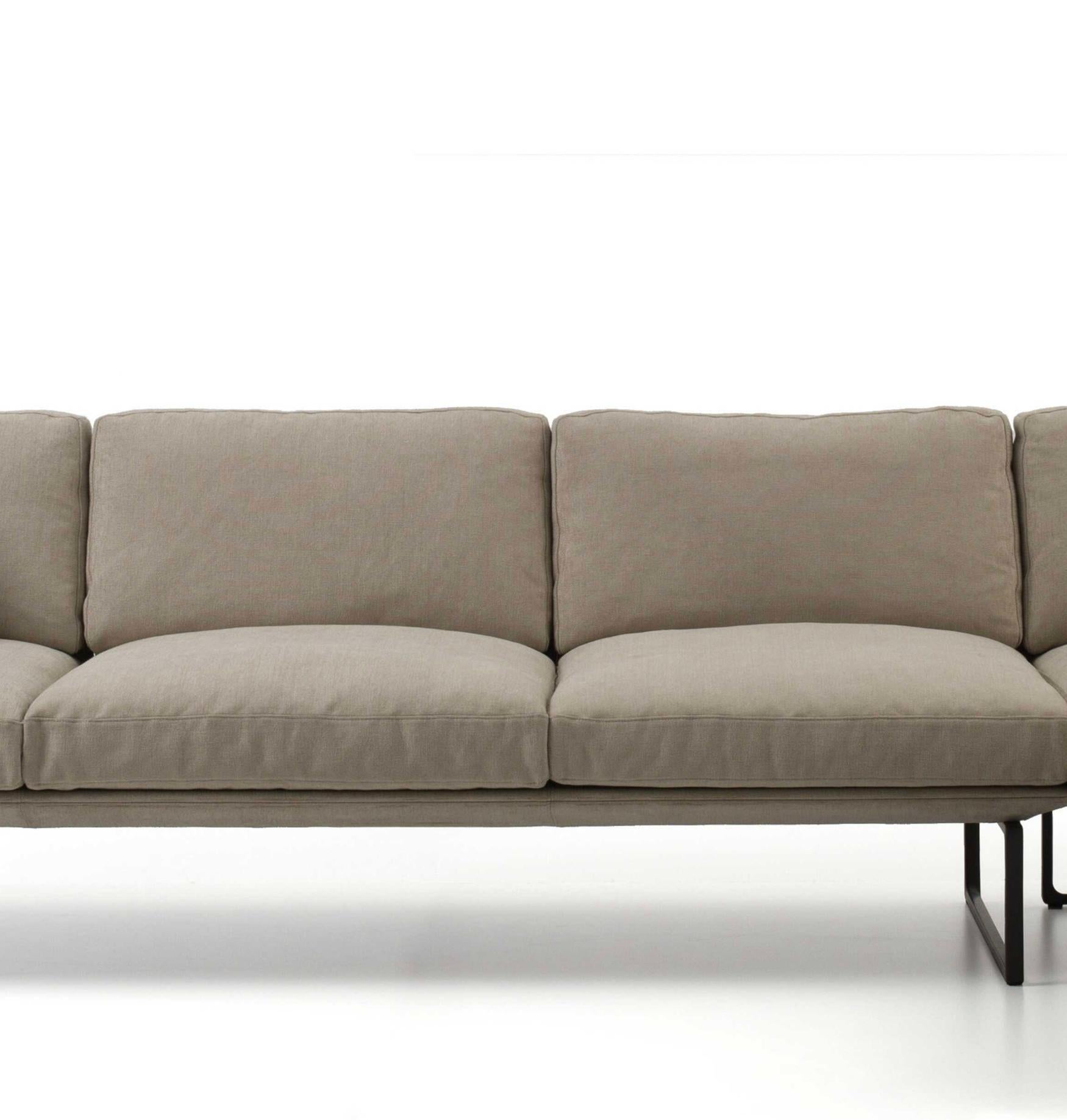 Aluminum Piero Lissoni 8 Modular Sofa For Cassina For Sale