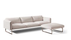 Piero Lissoni 8 Set of Two Modular Sofa and Puff For Cassina