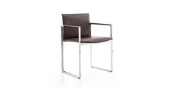 Piero Lissoni Eve Chair for Cassina, Aluminum Frame, Mid-Century Style