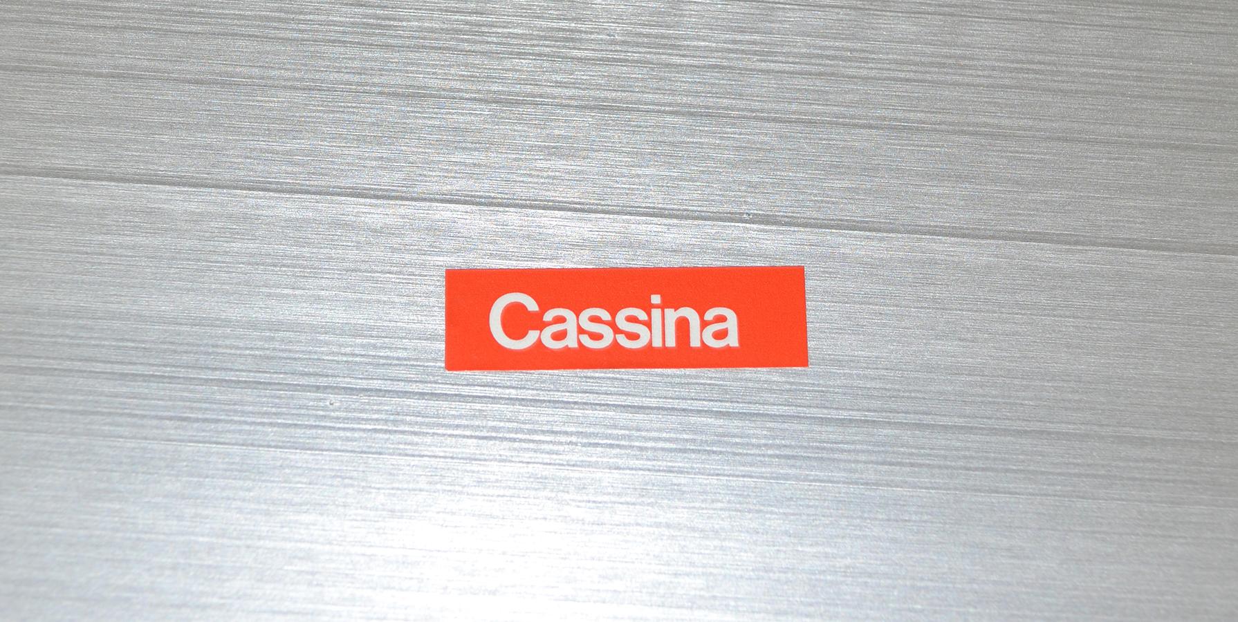 Italian Piero Lissoni for Cassina Aluminum Zap 254 Coffee Table