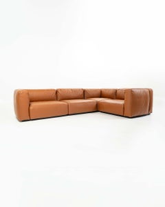 Piero Lissoni for Cassina Mex Cube 271 Sectional Sofa in Elmosoft Saddle Brown