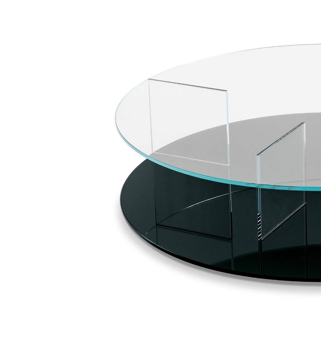 Vetro Piero Lissoni  Tavolo basso Mex per Cassina in vendita