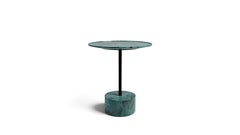 Piero Lissoni Occasional Table: Marble & Wood, Modern Italian Design