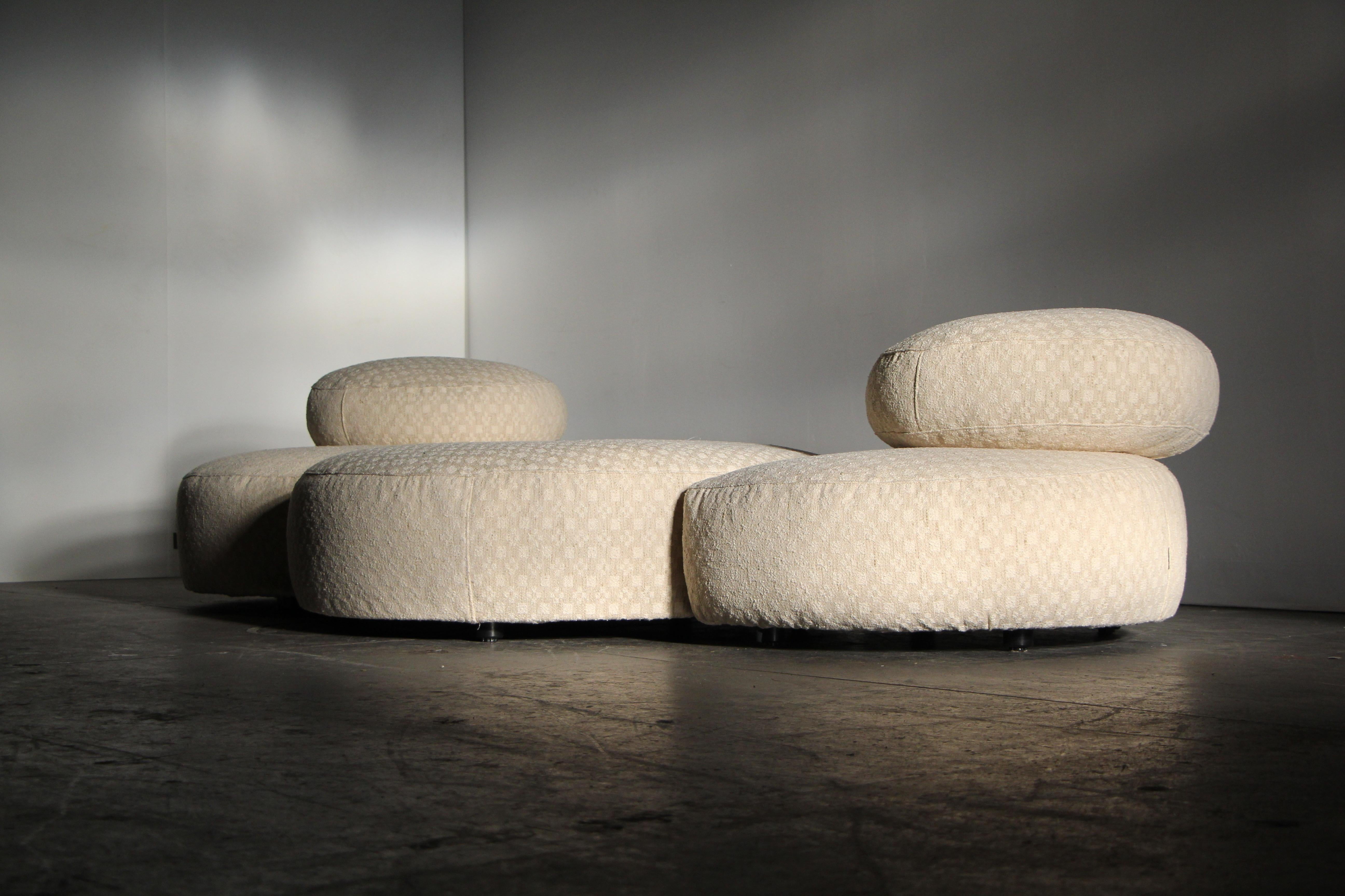Contemporary Piero Lissoni Pasticca Modular Sofa for Living Divani