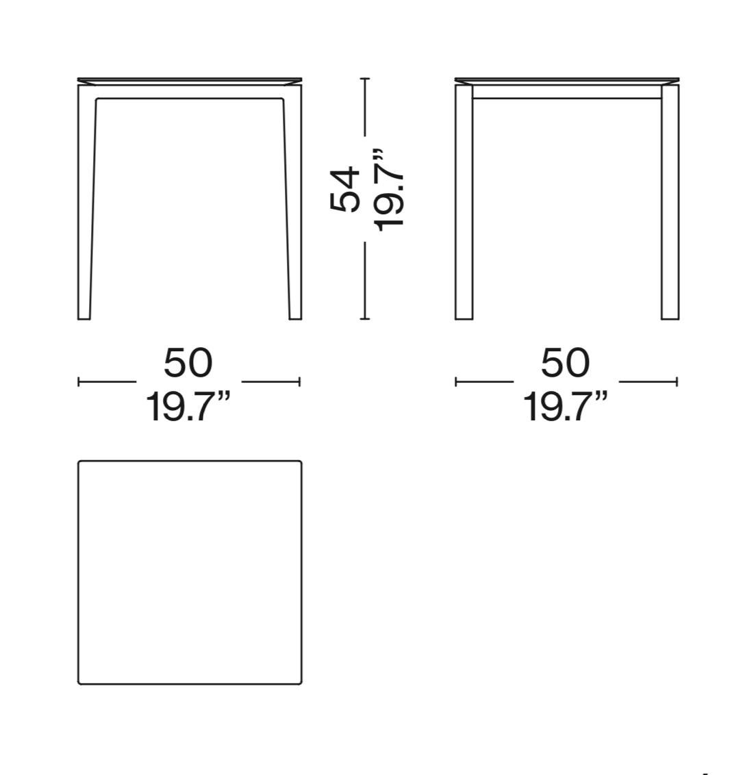 Piero Lissoni Vierer-Set Scighera Tisch für Cassina im Angebot 9