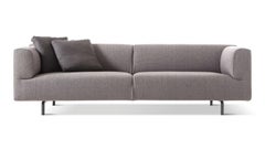 Piero Lissoni Met Sofa for Cassina, Aluminum Frame, Mid-Century Style