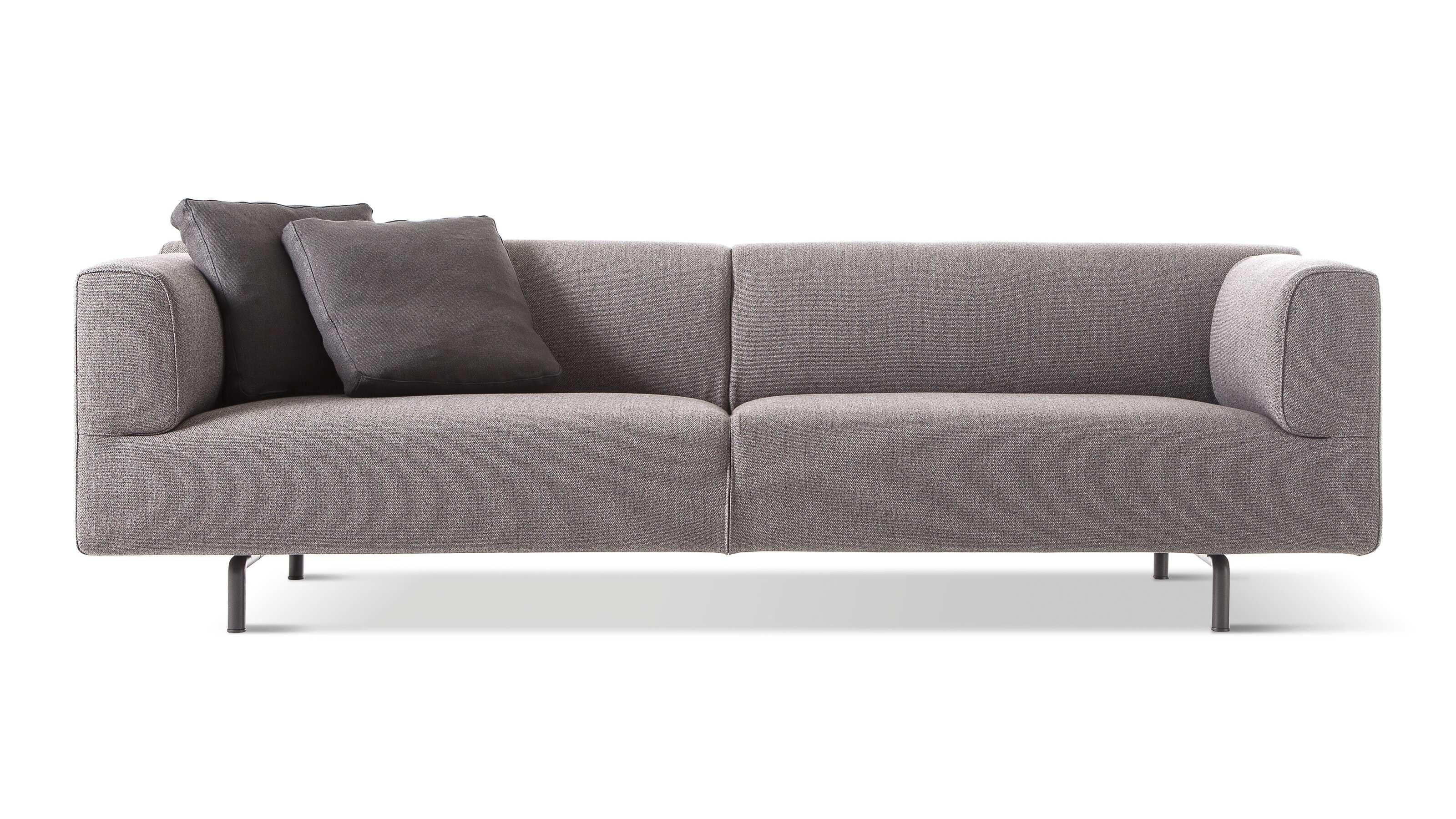 Zweisitzer-Sofa mit Fuß von Piero Lissoni für Cassina (Italienisch) im Angebot