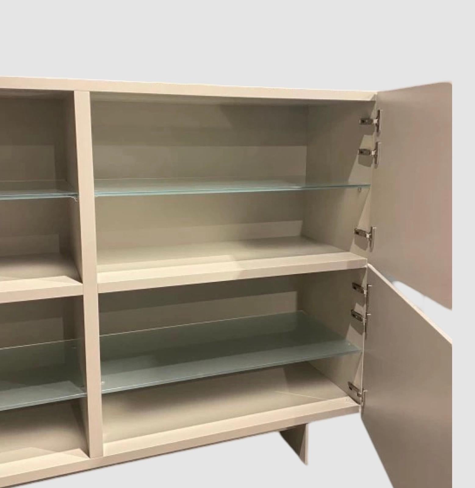 Italian Piero Lissoni UNi High Container unit 4 door cabinet for Cappellini Italy For Sale