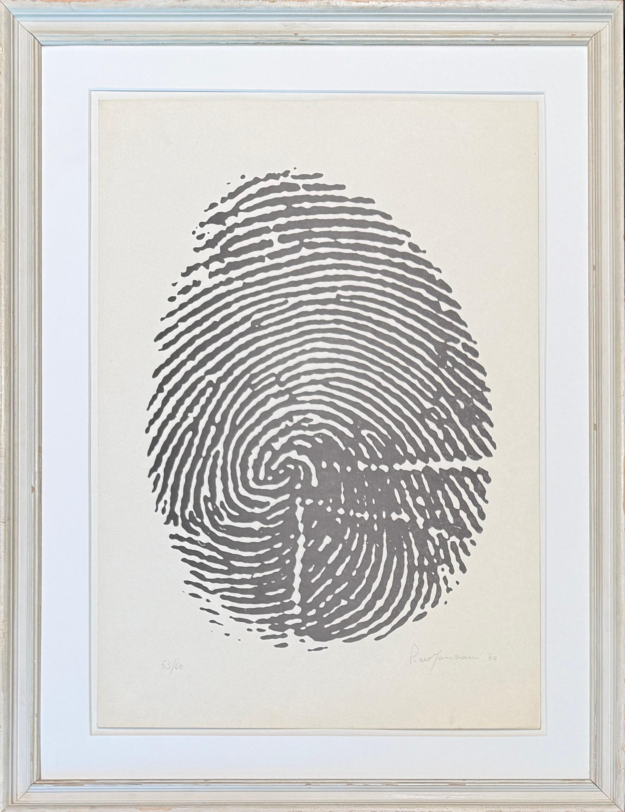 photolithograph on paper
Edited in 1960
Limited edition of 60 copies 
Signed in pencil by artist in lower right corner and numbered 53/60 in lower left corner
 Paper size: 50 x 35 cm 
Framed size: 64 x 49 cm
In very good conditions

Note:
The work