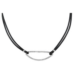 Collana PIERO MILANO in oro bianco 18 carati con diamanti da 0,38 carati