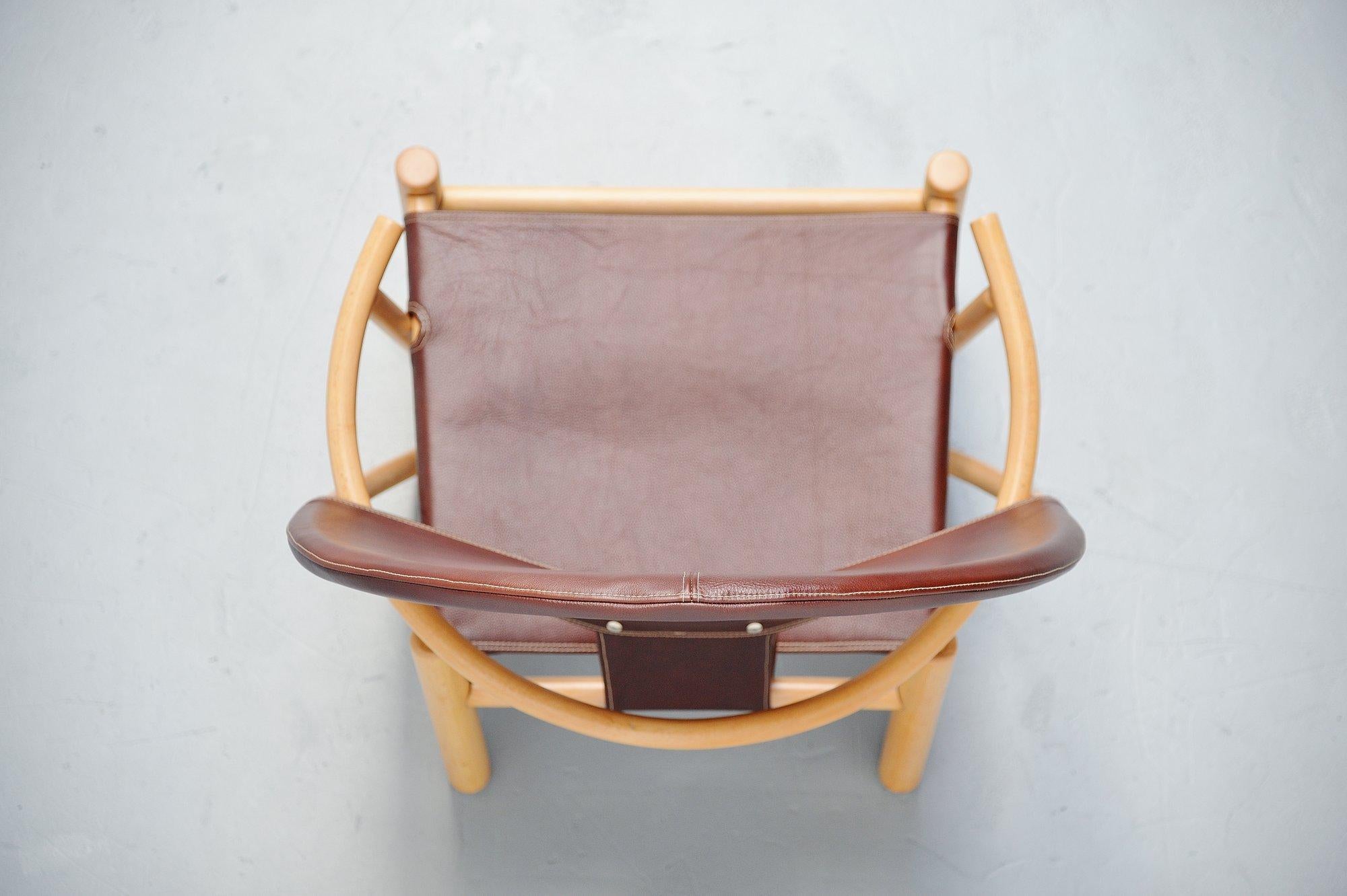 Mid-Century Modern Piero Palange and Werther Toffoloni Hoop Chair Italy, 1970