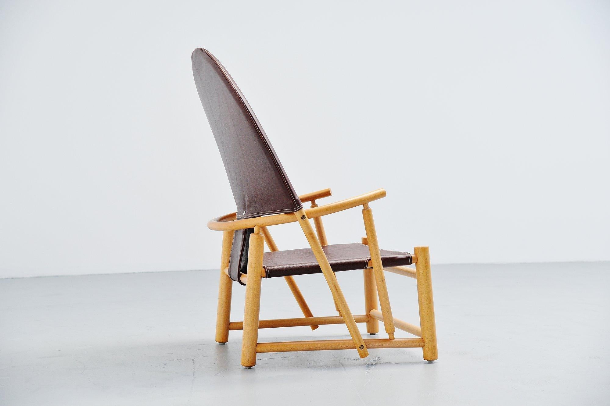 Italian Piero Palange and Werther Toffoloni Hoop Chair Italy, 1970