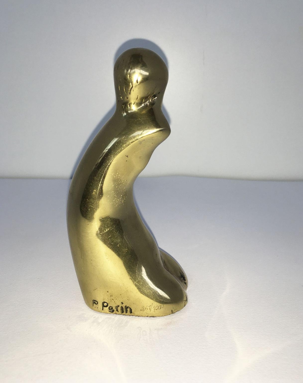 1980 Italia Scultura astratta in bronzo di Pietro Perin Figura in vendita 5