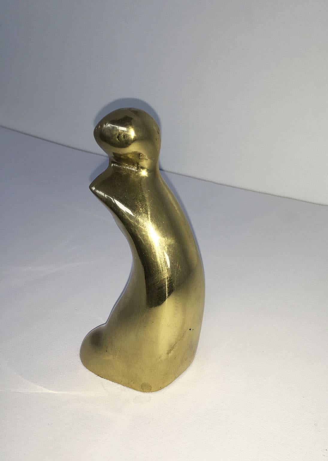 1980 Italia Scultura astratta in bronzo di Pietro Perin Figura in vendita 1