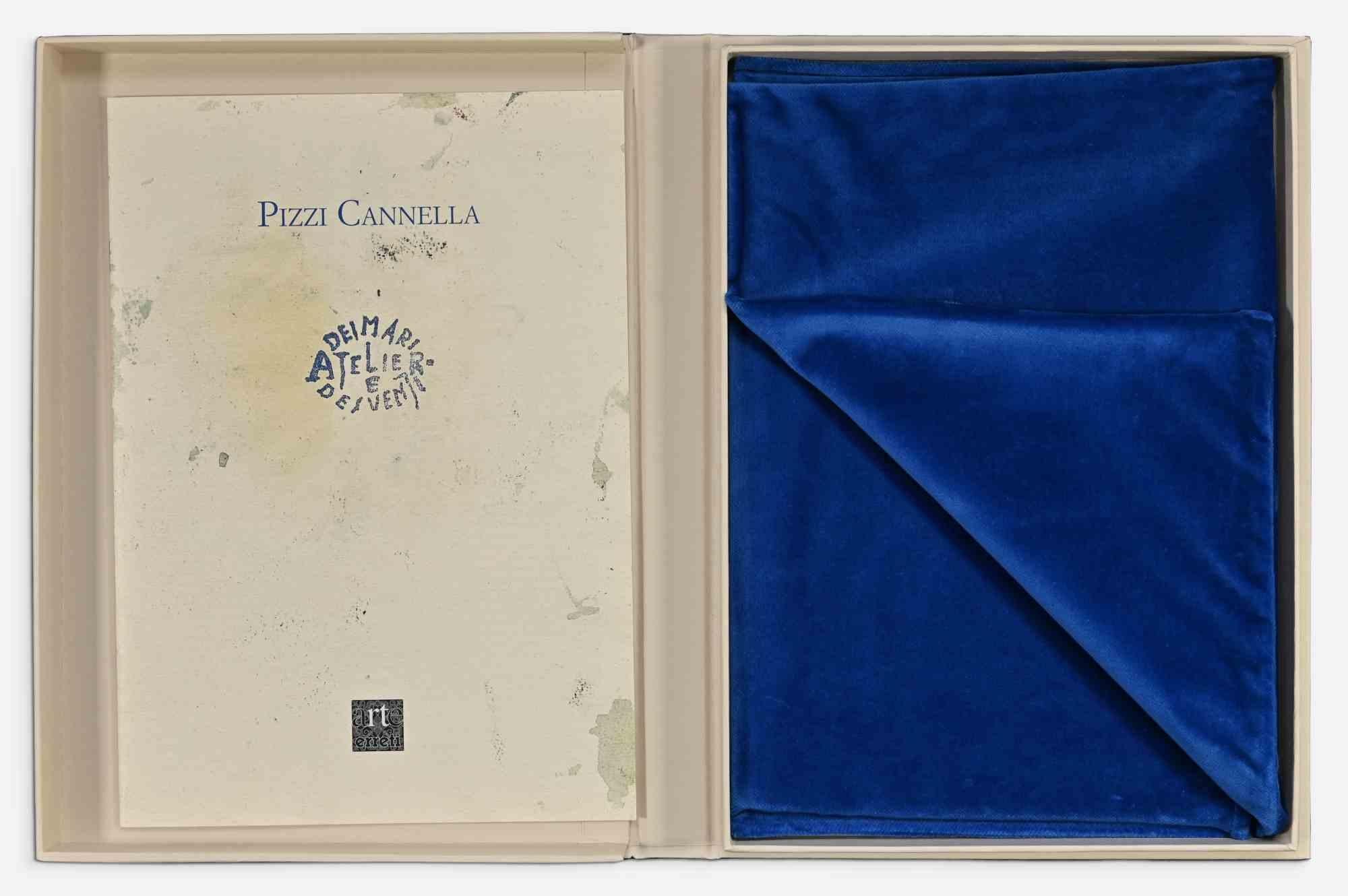 Atelier dei Mari e dei Venti - Lithograph by Piero Pizzi Cannella - 2000 For Sale 4