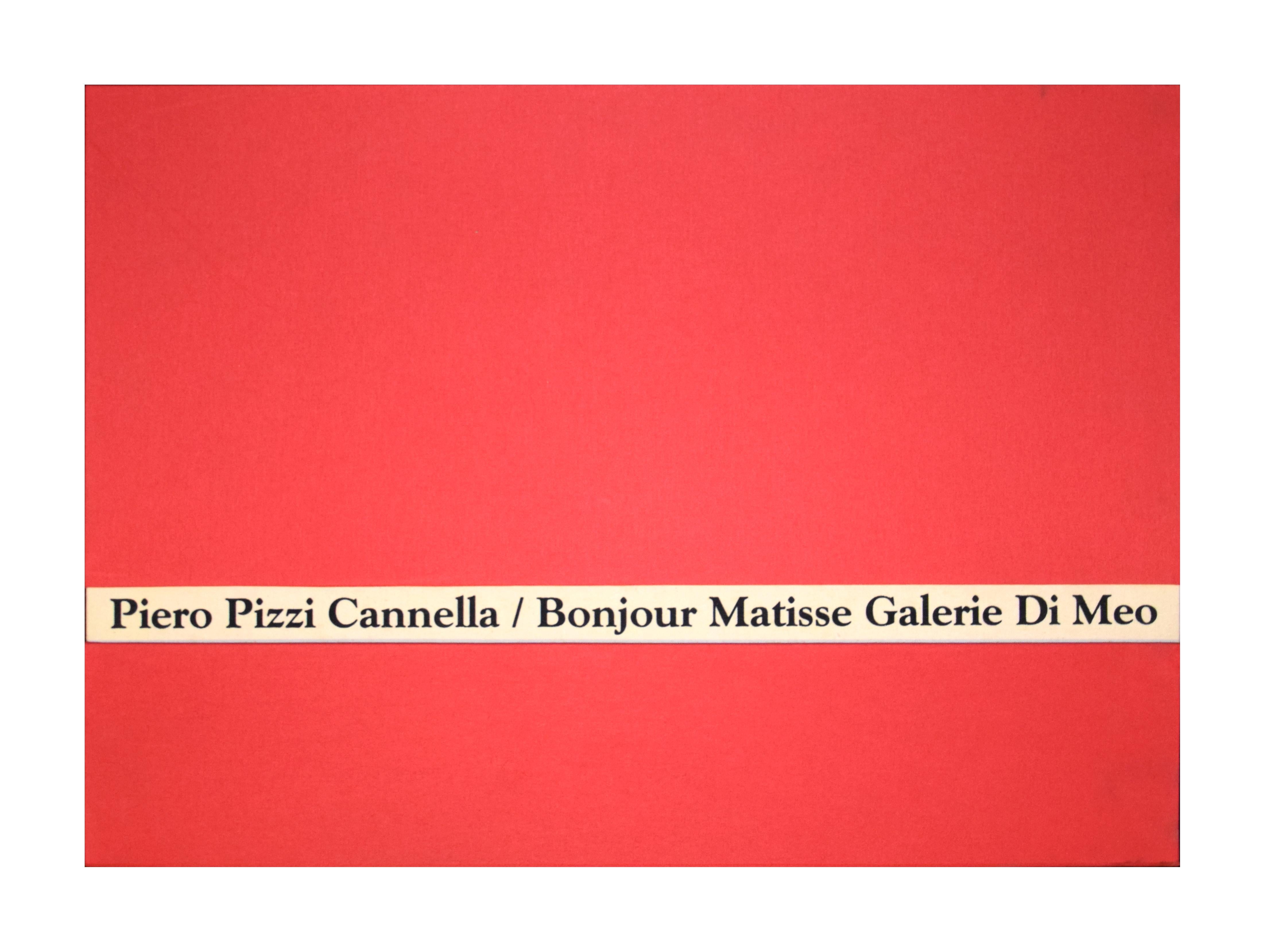 Bonjour Matisse - Original 5 Lithographs Portfolio by Piero Pizzi Cannella-2007 For Sale 8