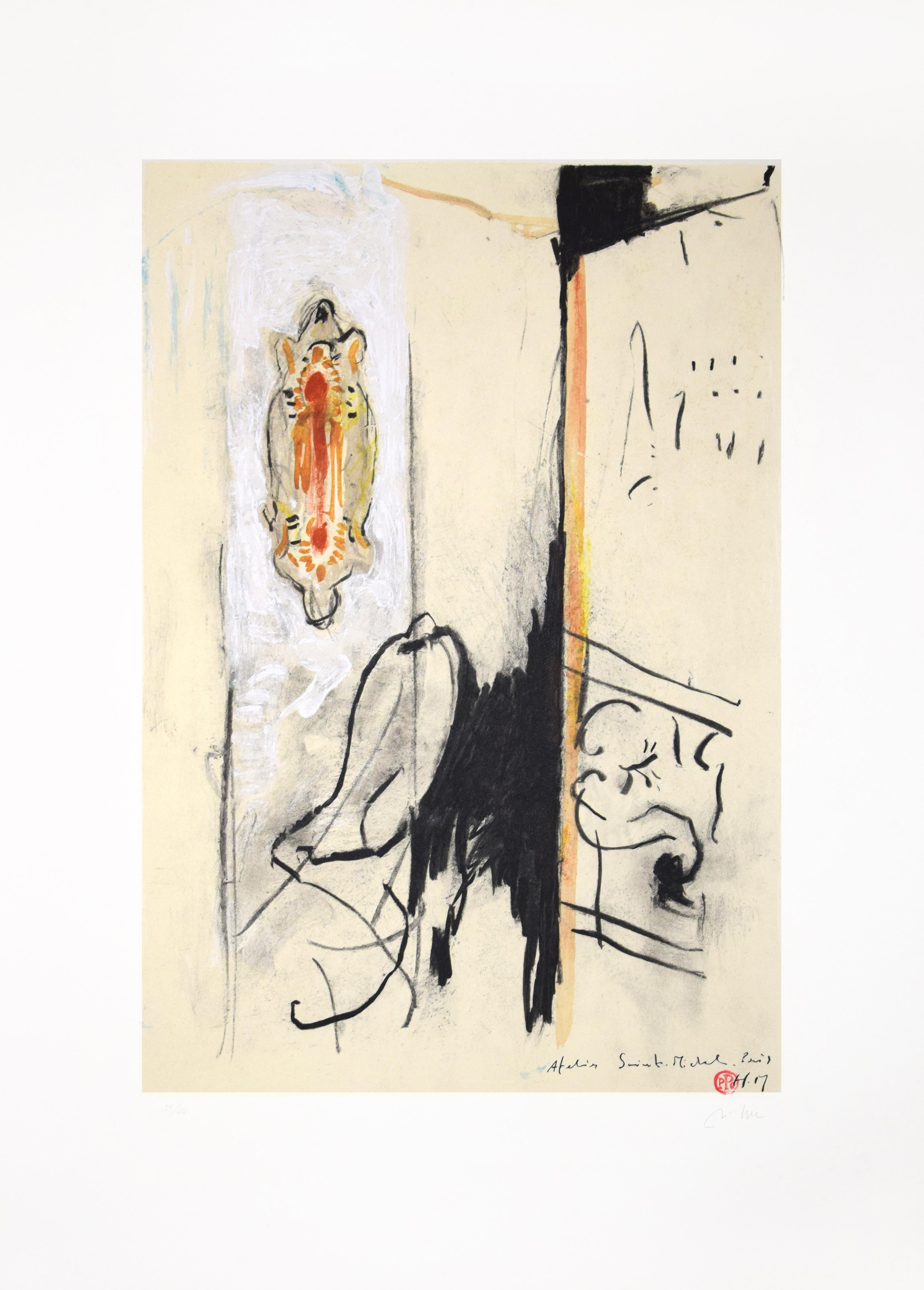 Bonjour Matisse - Cartera original de 5 litografías de Piero Pizzi Cannella-2007 en venta 1