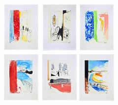Bonjour Matisse - Serie di litografie di Piero Pizzi Cannella - 2007