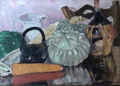Antique Still life with corn cobs