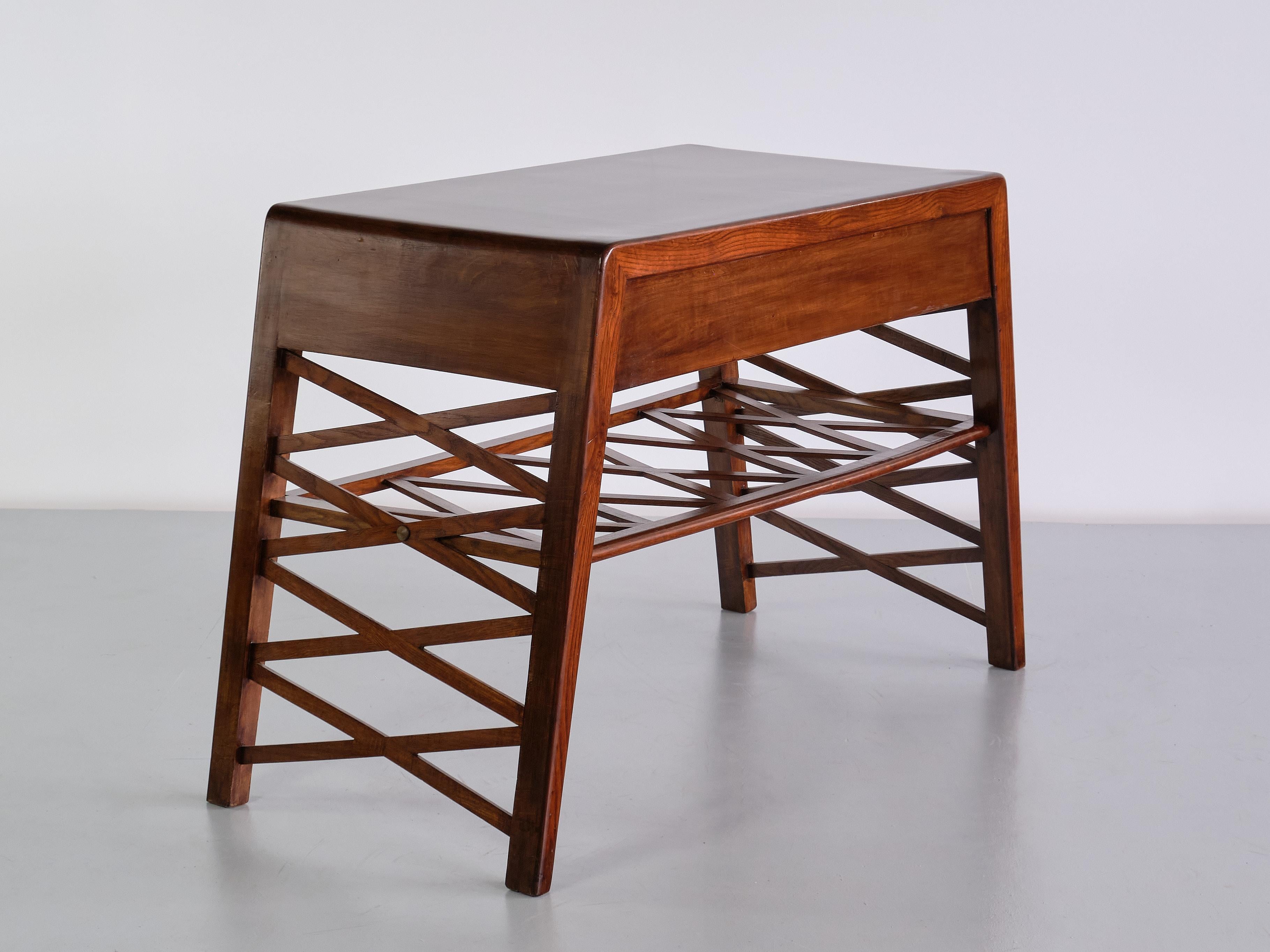 Piero Portaluppi Attributed Console / Vanity Desk, Italy, Late 1930s 3