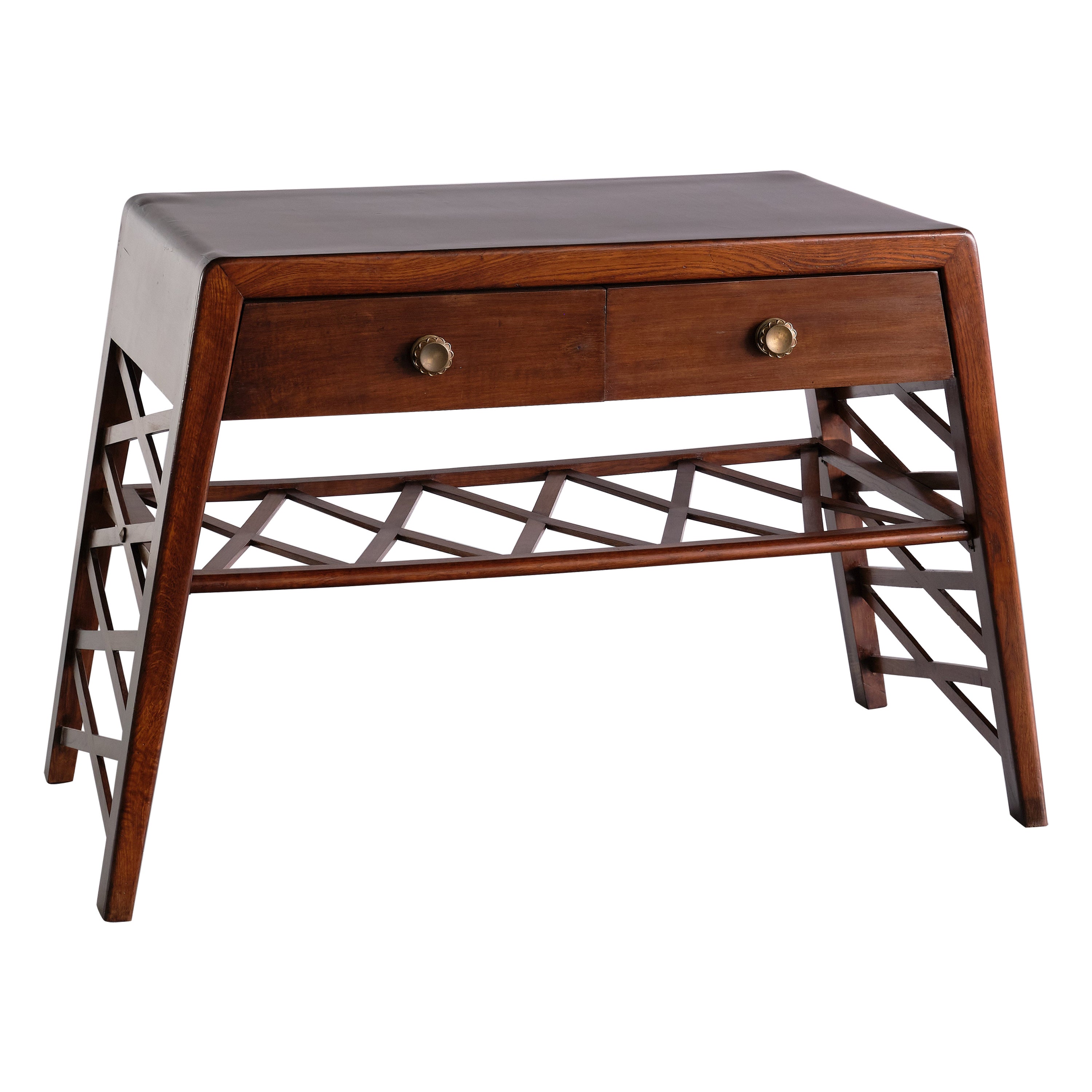 Piero Portaluppi Attributed Console / Vanity Desk, Italy, Late 1930s