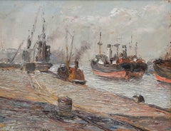 Pietro Sansalvadore (1892-1955) - Oil, A Sunny Morning on The Clyde