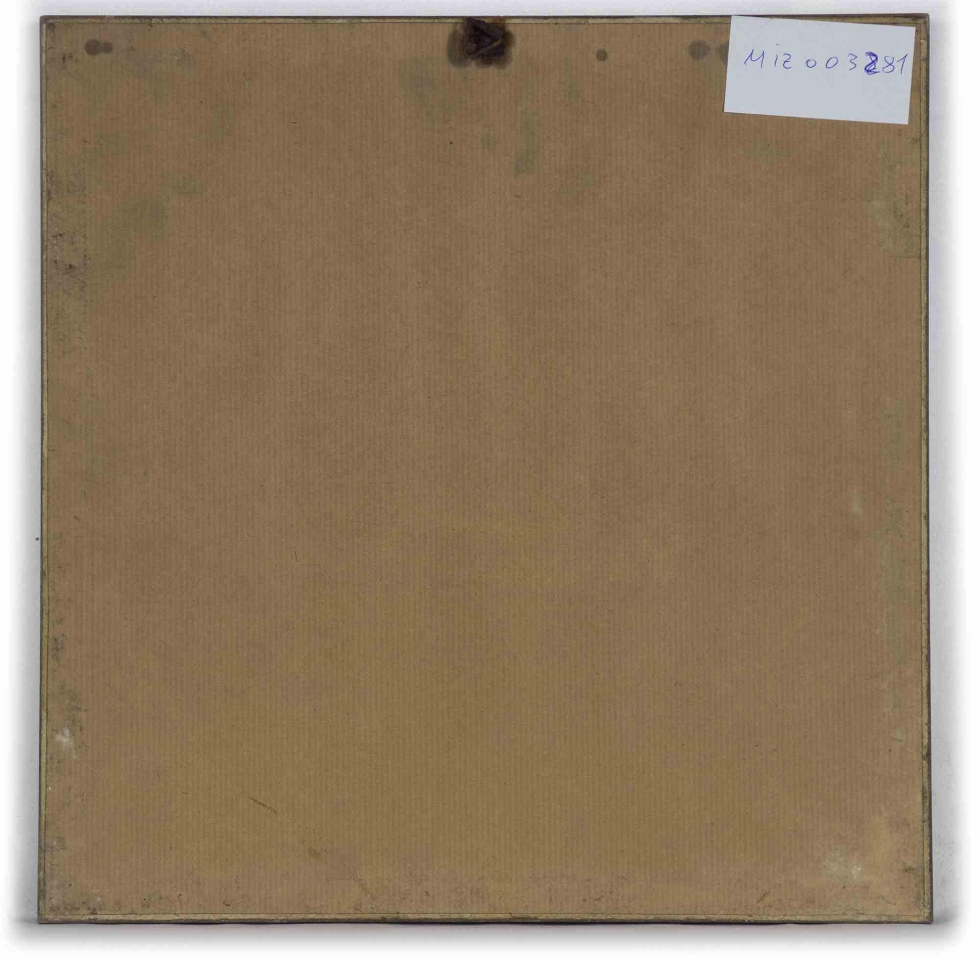 Composizione - Acquerello di Piero Sbano - Metà del XX secolo in vendita 2