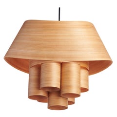 Limited-Edition Wood Chandelier Pendant