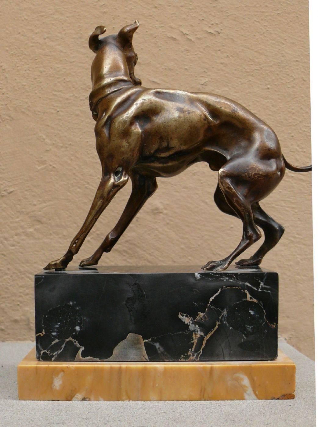 italian greyhound sculpture