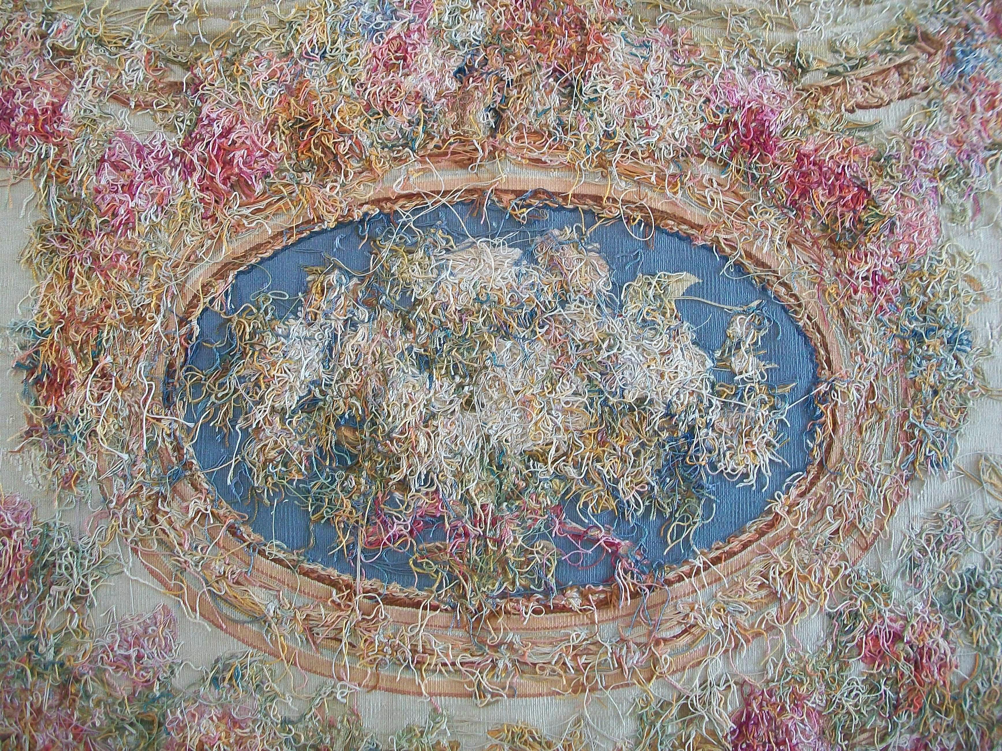 Pierre Adrien Chabal, Louis XVI Style Beauvais Tapestry Panel, France - C.1855 For Sale 3