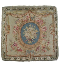 Pierre Adrien Chabal, Louis XVI Style Beauvais Tapestry Panel, France, C.1855