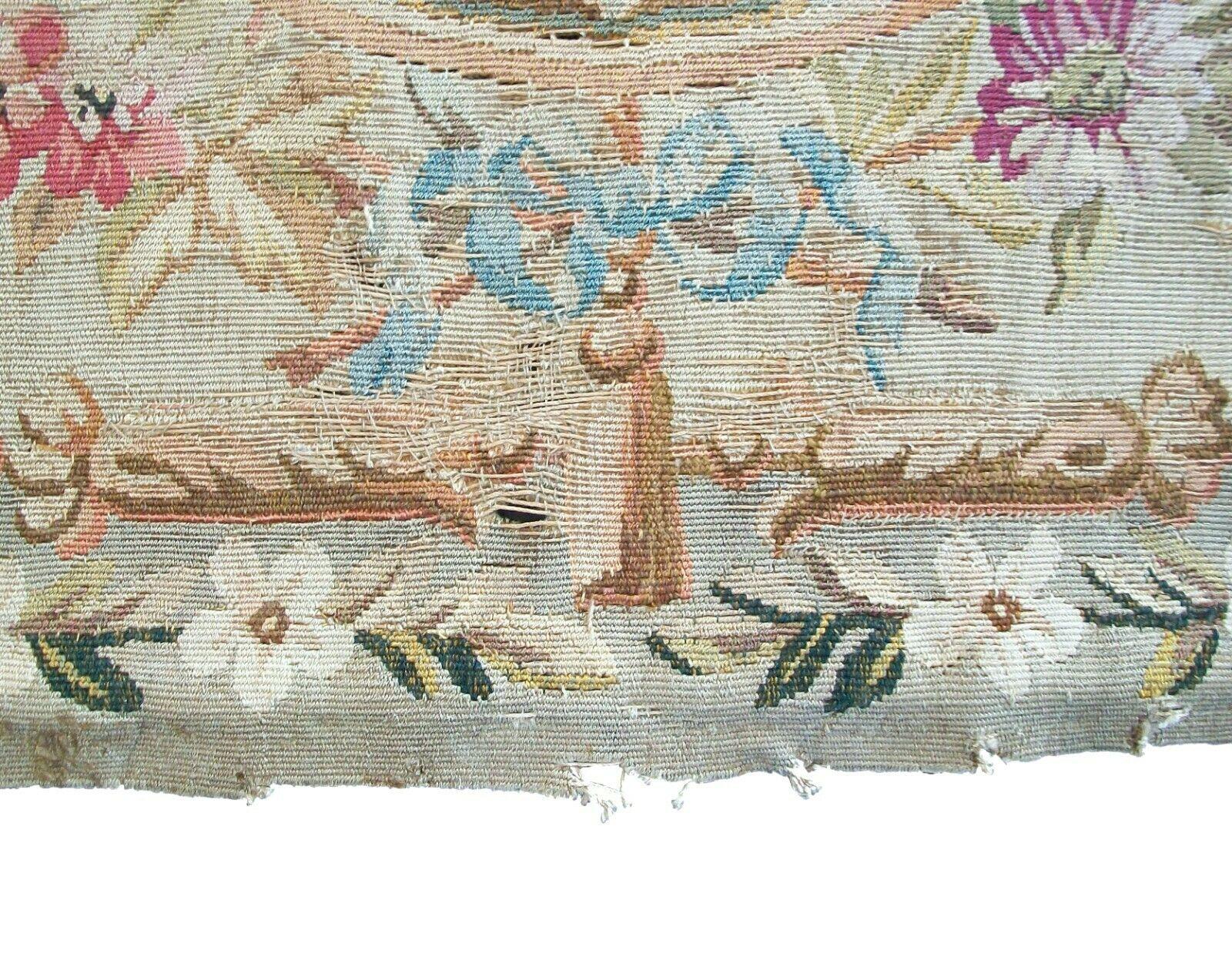 Hand-Woven Pierre Adrien Chabal, Louis XVI Style Beauvais Tapestry Panel, France, C.1855 For Sale