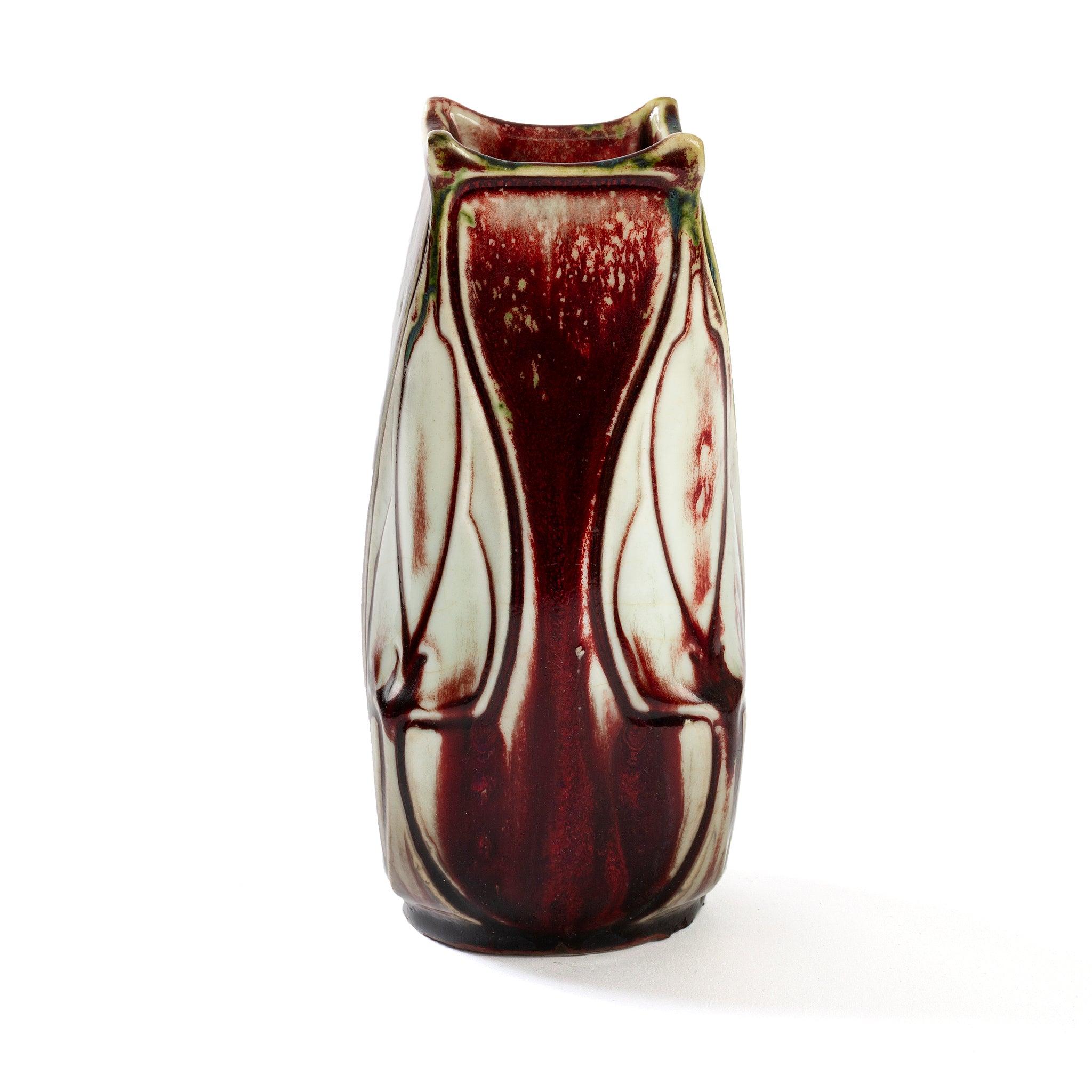 French Pierre-Adrien Dalpayrat Glazed Ceramic Vase For Sale