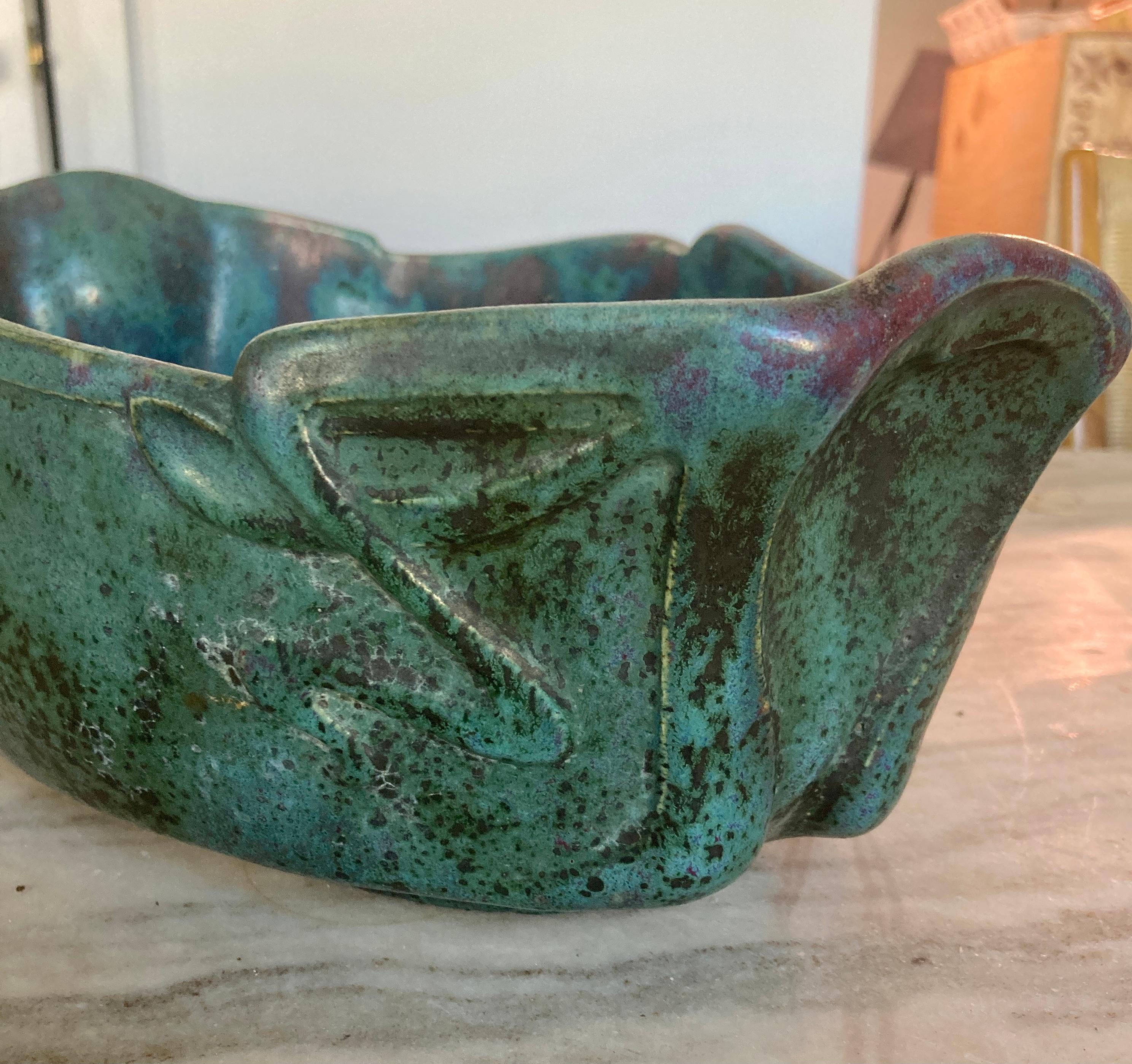 Pierre-Adrien Dalpayrat, Large Art Nouveau Centerpiece Bowl For Sale 1