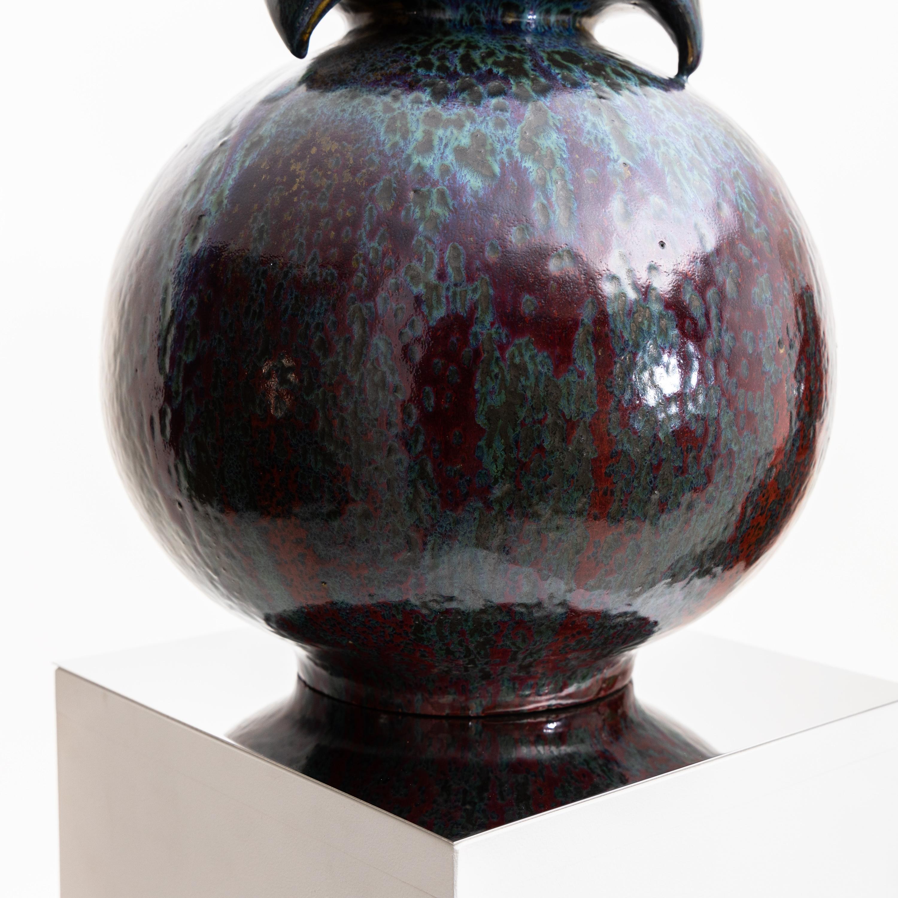 Pierre-Adrien Dalpayrat, Stoneware Vases, France, Early 20th Century 1