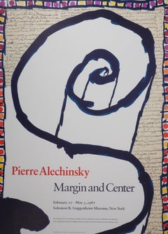Margin and Center - Vintage Lithograph Poster, 1988