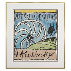 Pierre Alechinsky Astres et Désastres (Stars & Disasters) 1969 Exhibition Poster Pierre Alechinsky Astres et Désastres (Stars & Disasters) 1969 Exhibition Poster