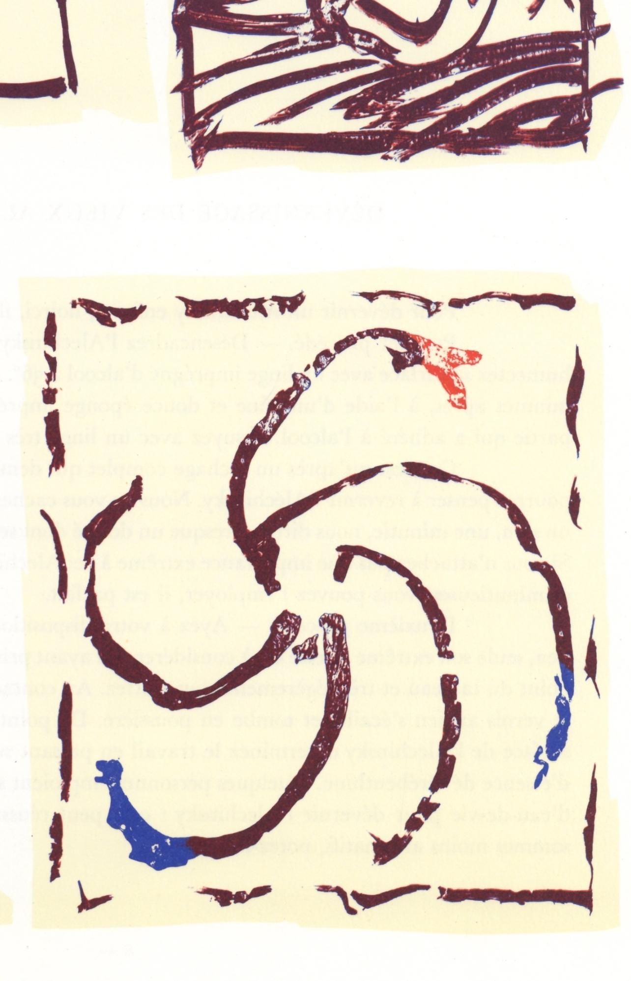 Litografia su carta vélin. Iscrizione: Non firmato e non numerato, come emesso. Buone condizioni. Note: Da Derrière le miroir, n. 247, 1981. Pubblicato da Aimé Maeght, Éditeur, Parigi; stampato da Éditions Pierre à Feu, Galerie Maeght, Parigi.
