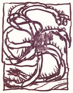 Alechinsky, Composizione, Derrière le miroir (dopo)