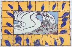 Vintage Alechinsky, Composition, Derrière le miroir (after)