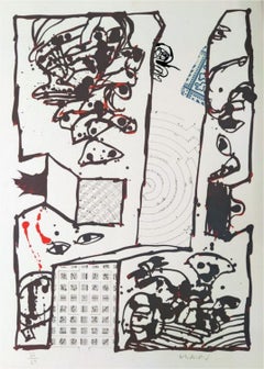 Chutes et panaches, avec extraits de partitions labyrinthiques de Jean-Yves Boss