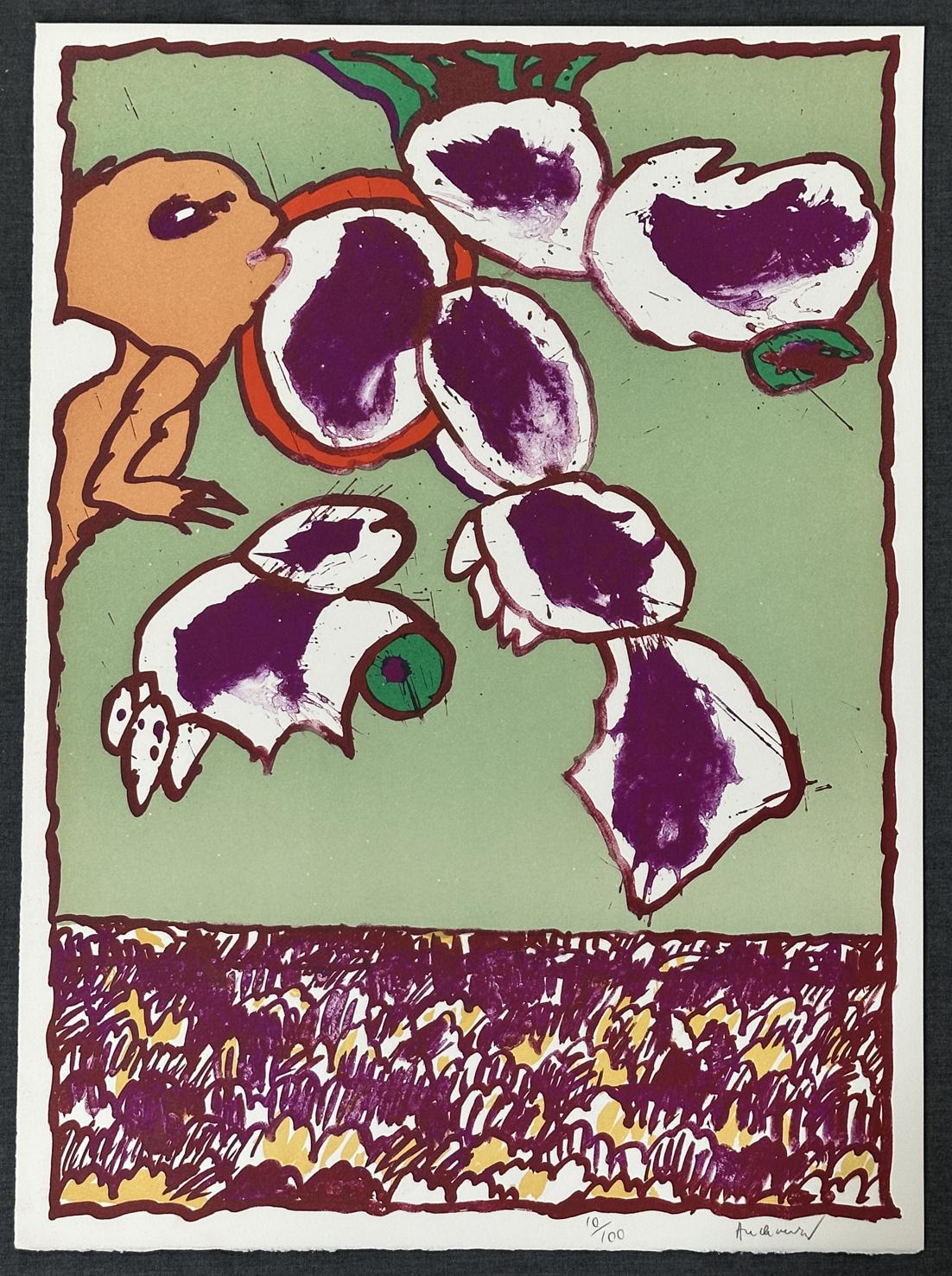 Galactic Flying Objects 1977 Signed Limited Edition Lithograph For Sale 2