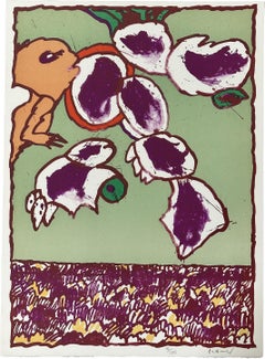 Galactic Flying Objects 1977 Litografia firmata in edizione limitata