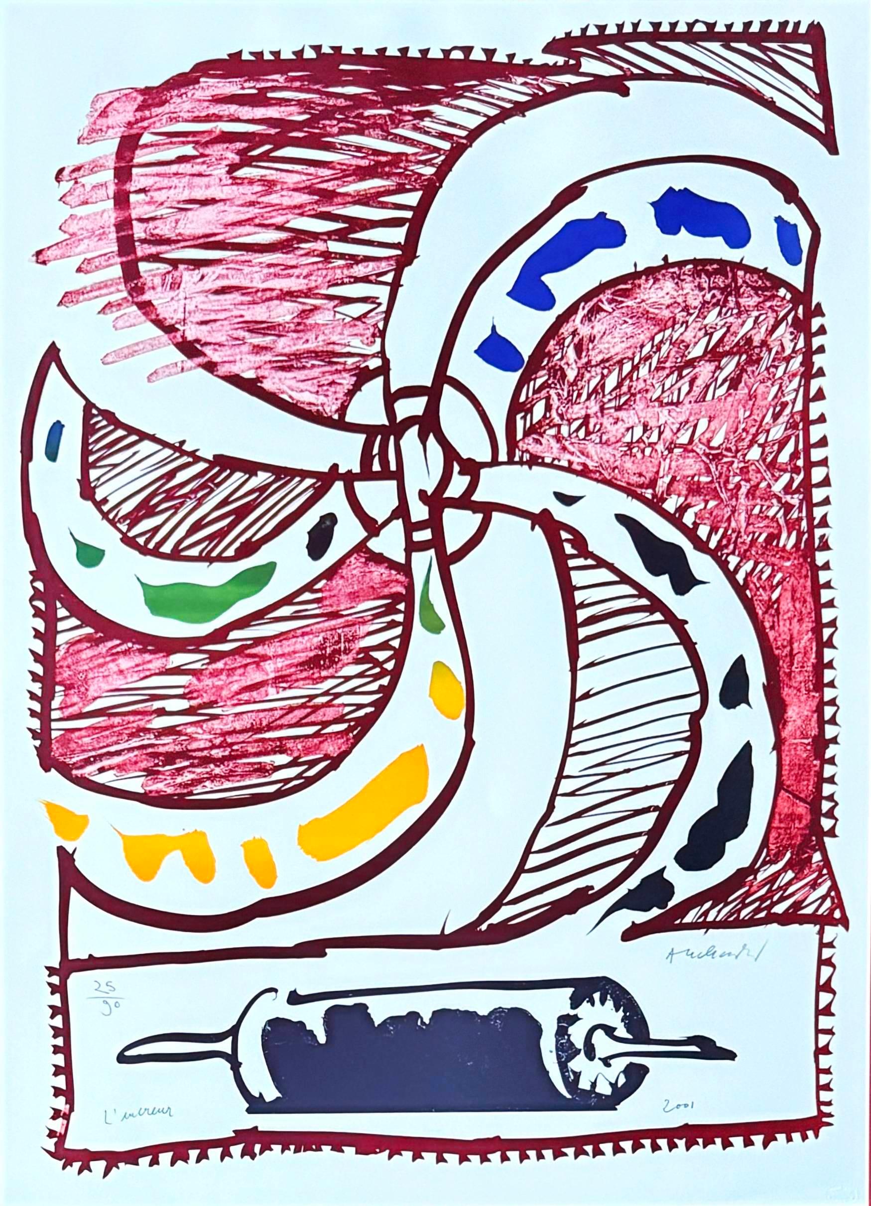 Pierre Alechinsky Print - L
encreur