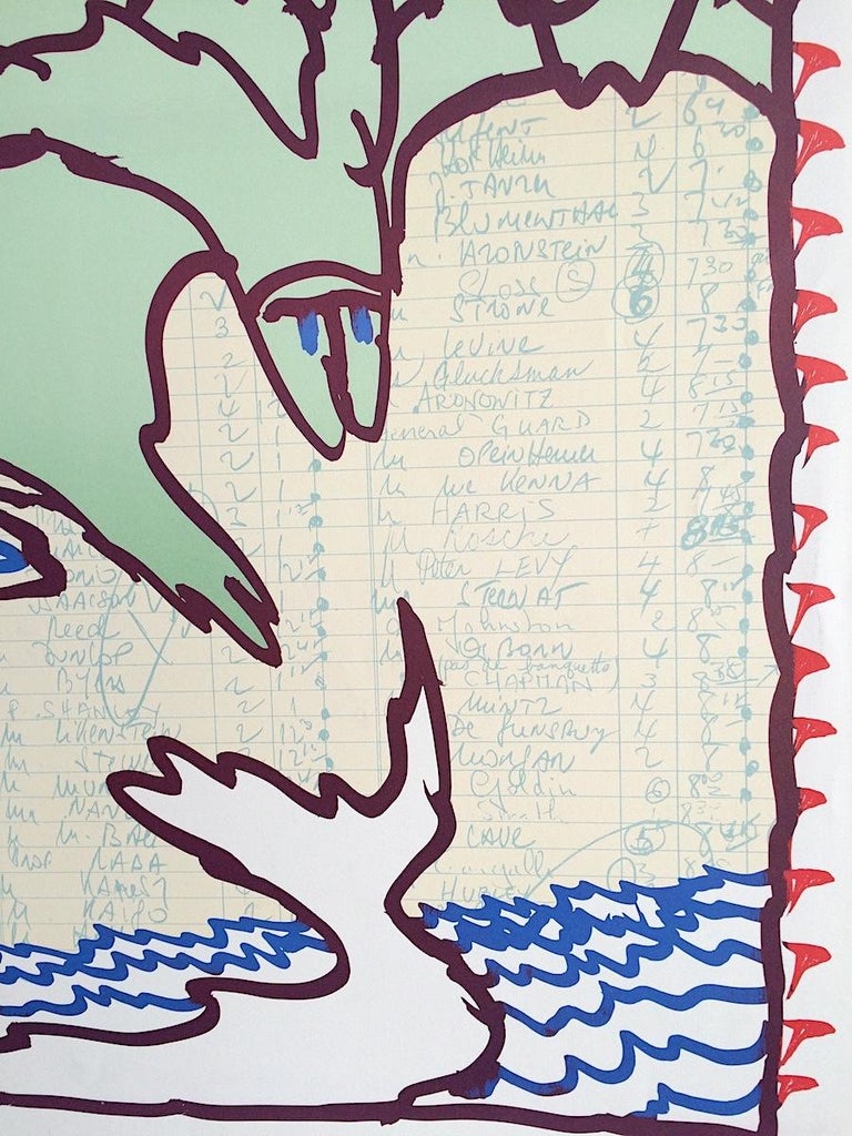 Pierre Alechinsky MOMA Print Retrospective 1981 Original Lithograph