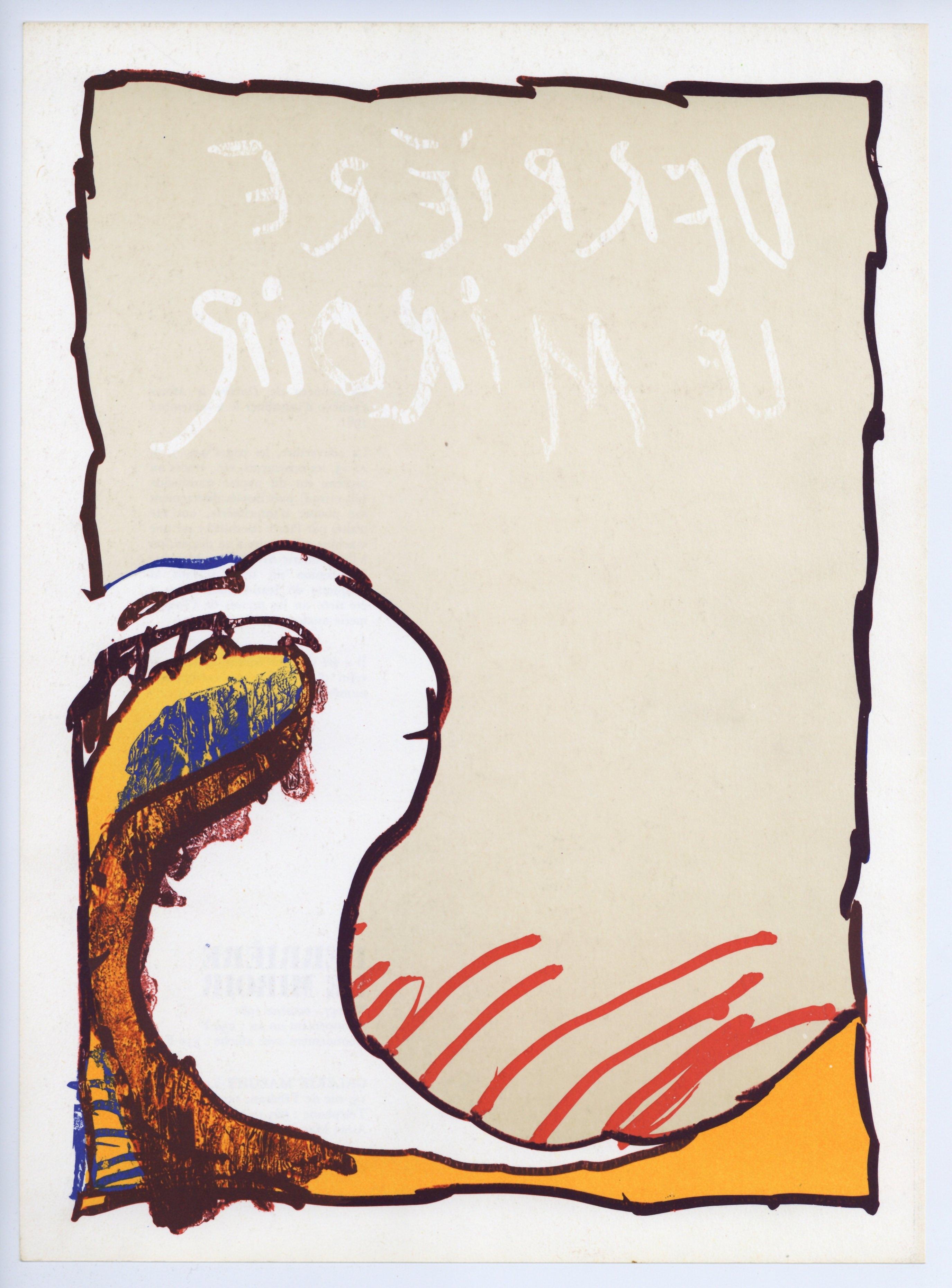 original lithograph - Print by Pierre Alechinsky