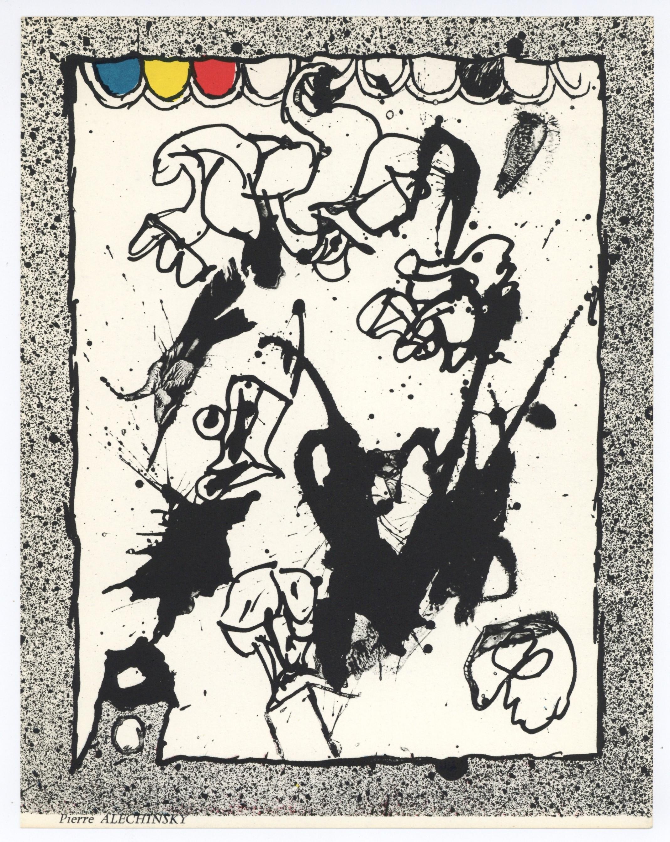 Figurative Print de Pierre Alechinsky - original lithograph