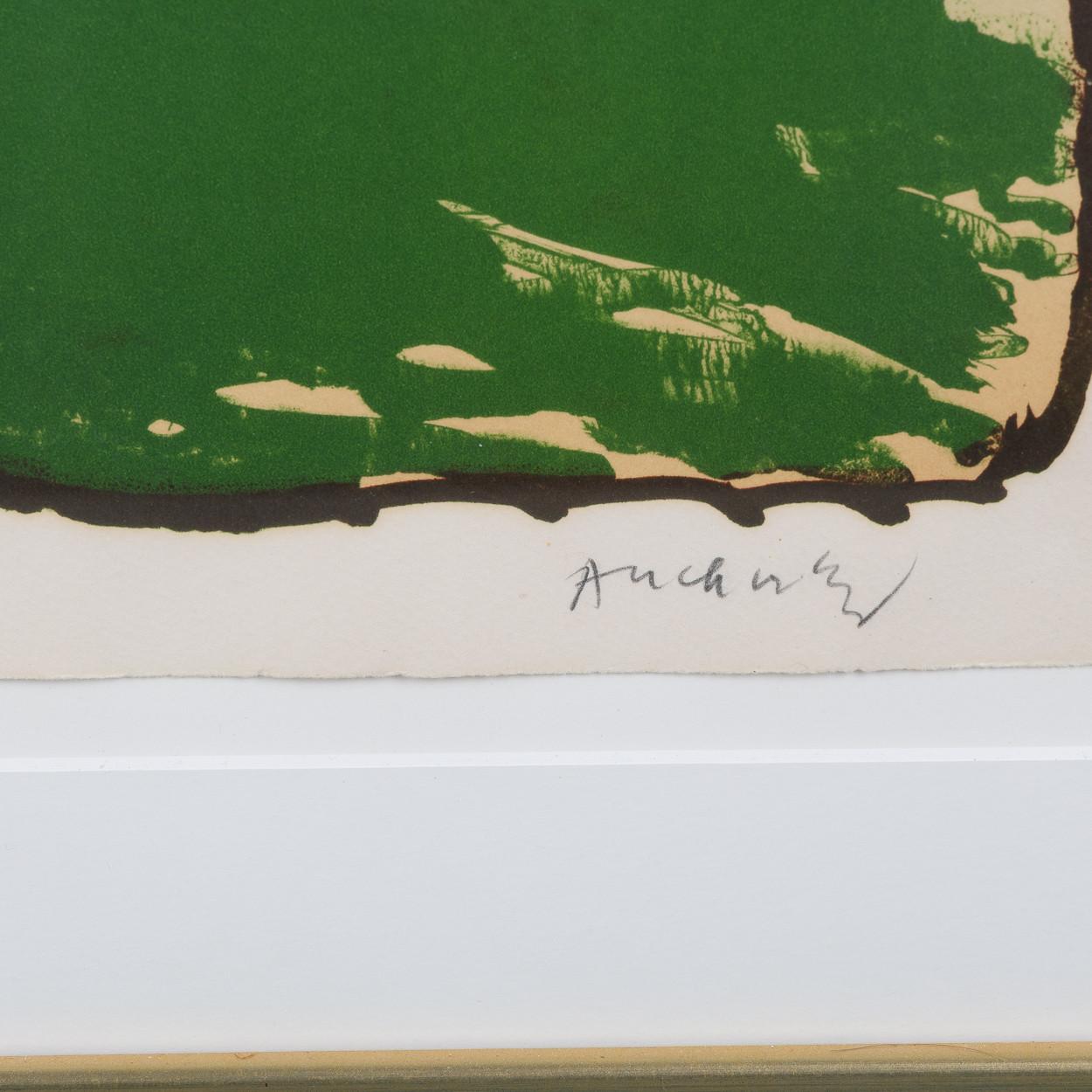 Pierre Alechinsky (1927) - Arbre allumé - Farblithographie auf Papier - 1975 im Angebot 2