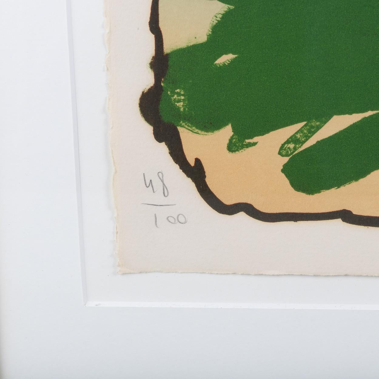 Pierre Alechinsky (1927) - Arbre allumé - Farblithographie auf Papier - 1975 im Angebot 3